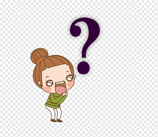 Вопрос мультяшка