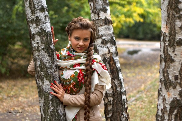 Фотосессия в березах