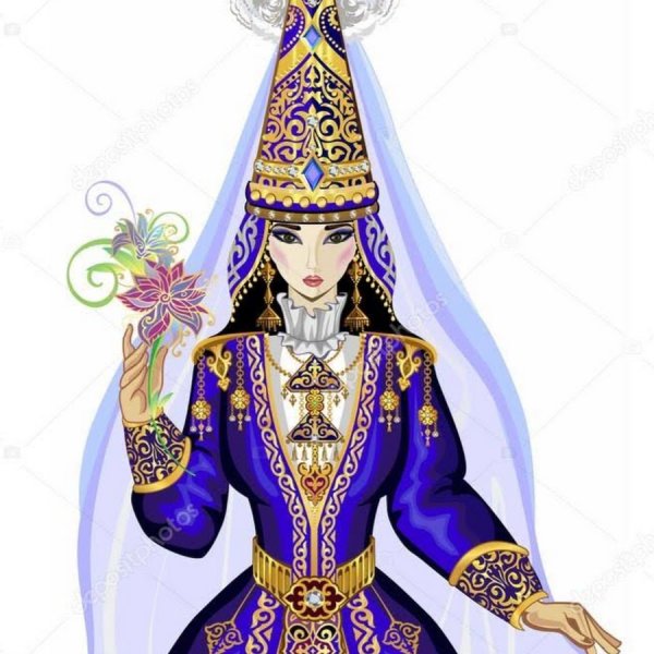 Казахское национальное платье