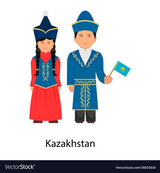 Мальчик казахский кастюме рисунок