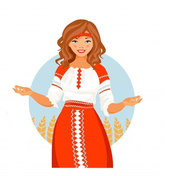 Женщина в русском народном костюме