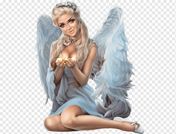 Красивая женщина ангел