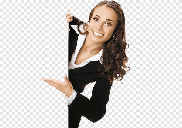 Успешная девушка без фона