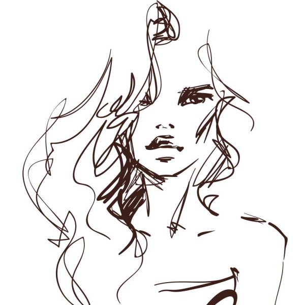 Образ женщины в линиях