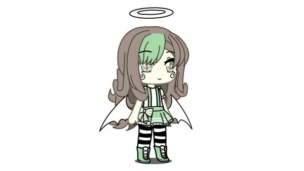 Гача лайф ОС зелёная