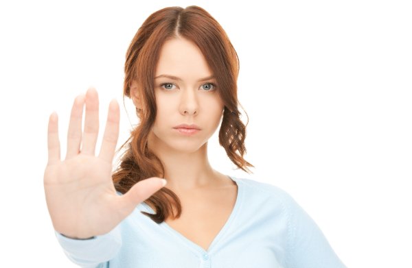 Ладонь девушки