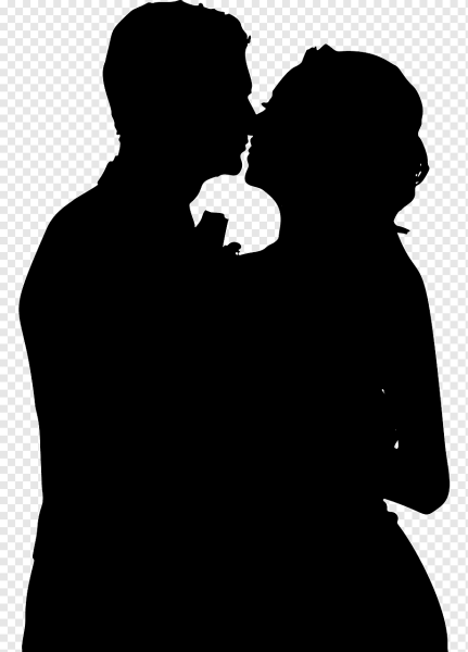 Силуэт мужчины и женщины