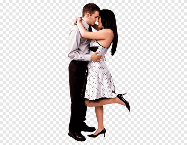 Парочка на прозрачном фоне