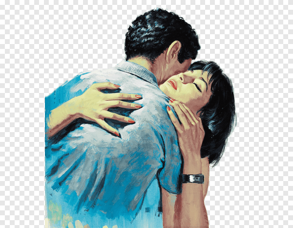 Объятия на прозрачном фоне