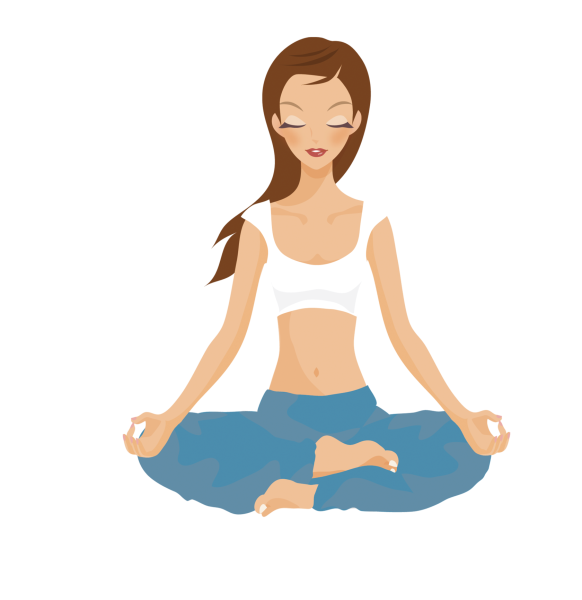 Медитация вектор