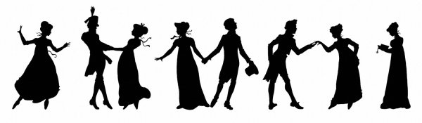 Джейн Остин силуэт