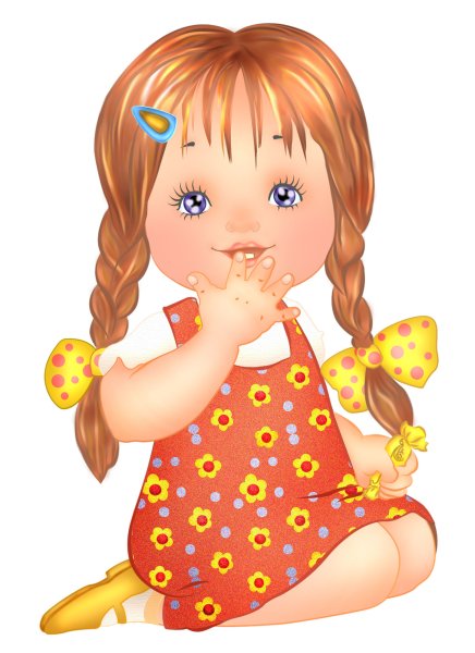 Мультяшная девочка