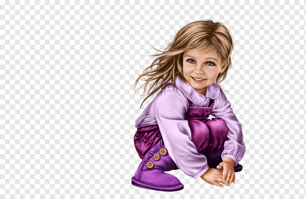 Красивые дети на прозрачном фоне