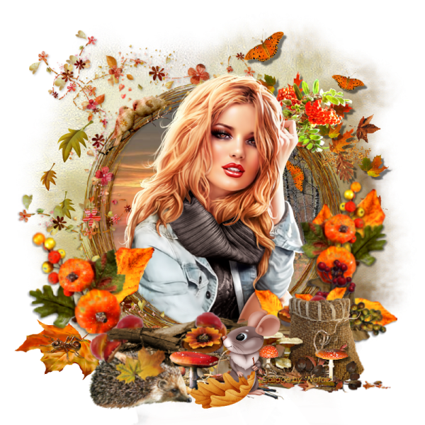 Девочка осень