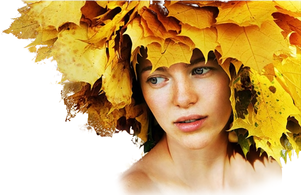 Голова женщины-осени