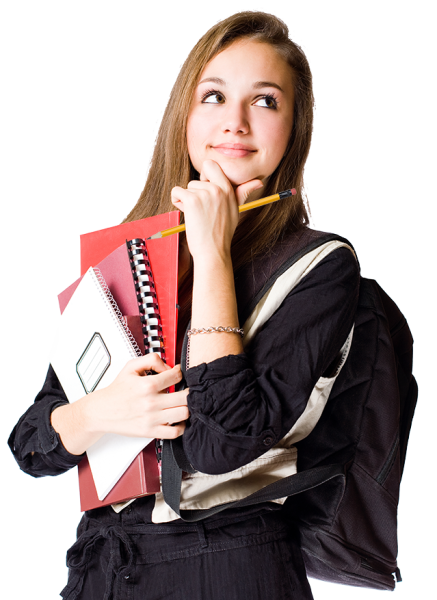 Девушка студентка