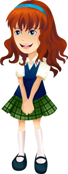 Девочка ученица