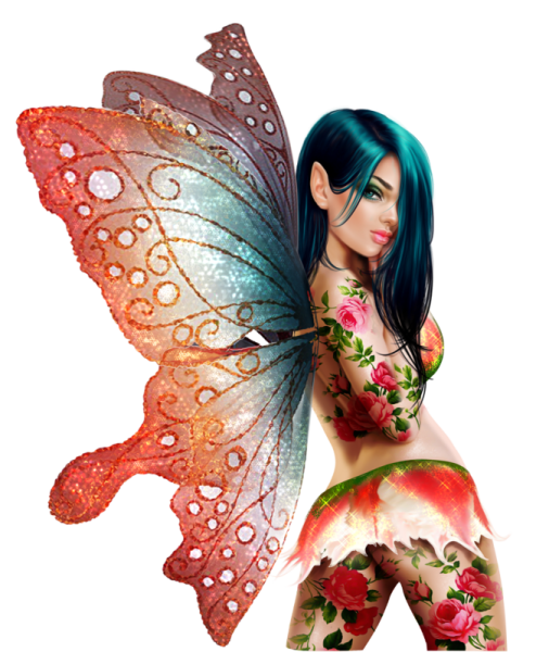 3д девушки феи