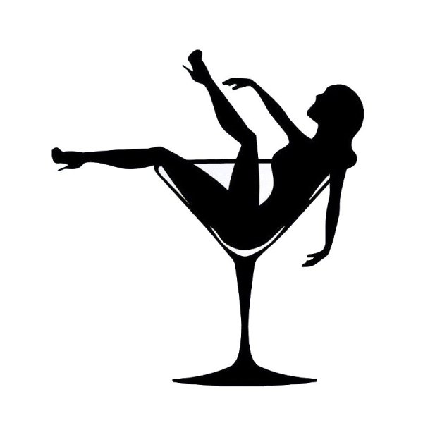 Девушка с бокалом