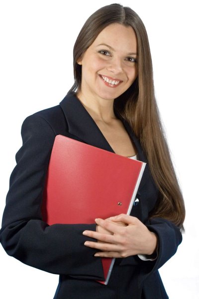 Девушка с документами