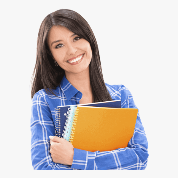 Студент на прозрачном фоне