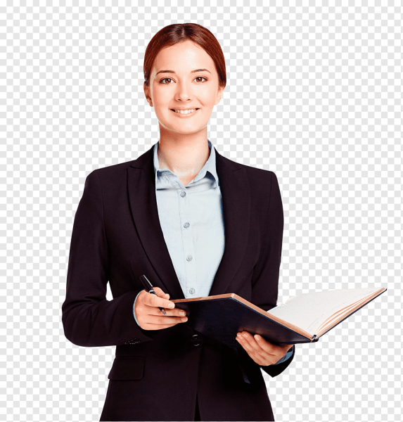 Девушка в деловом костюме