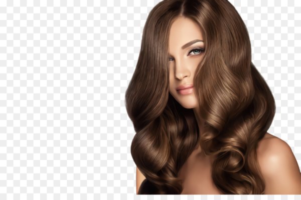 Шикарные волосы на белом фоне