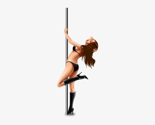 Стриптизерша рисунок