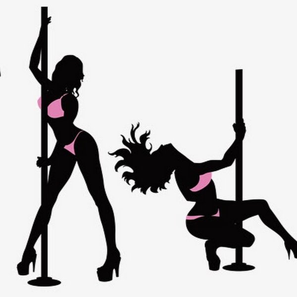 Силуэт стриптизерши