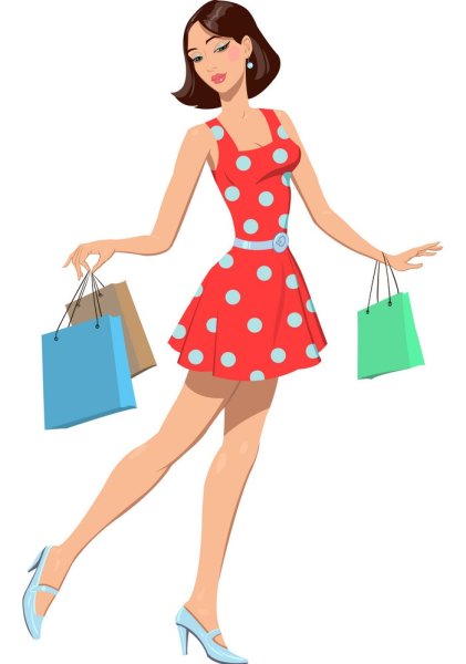 Девушка сумка мультяшная