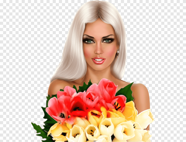 Открытки с девушками блондинками