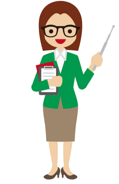 Учитель с указкой значок