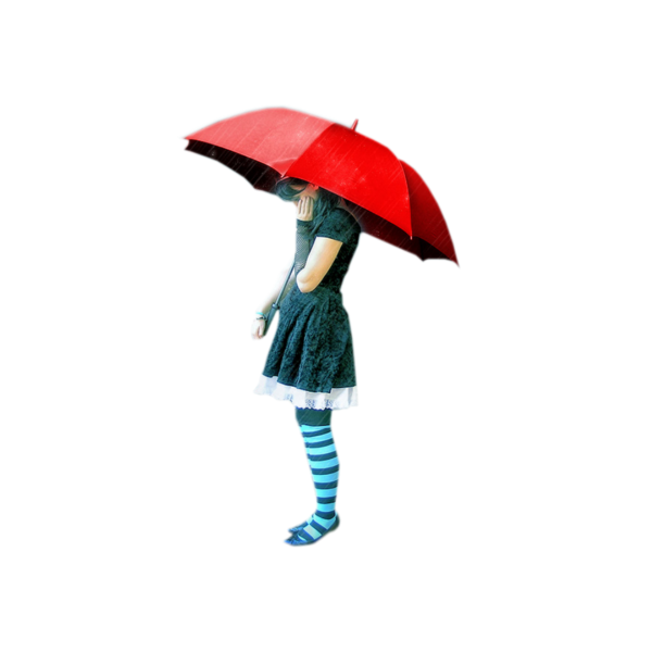 Девочка с зонтиком