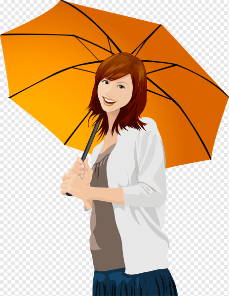 Женщина с зонтом