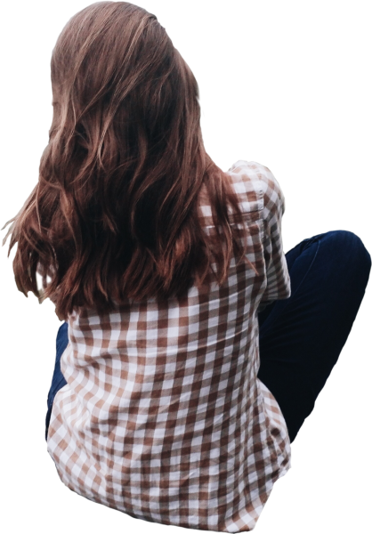 Девушка со спины