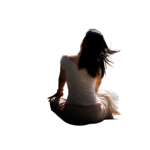 Девушка со спины