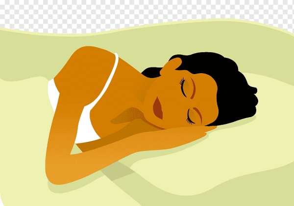 Девушка спит вектор