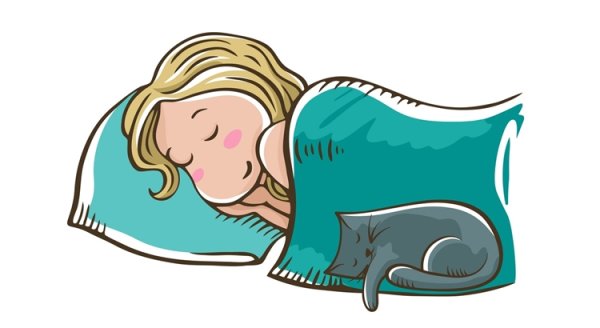 Девочка спит