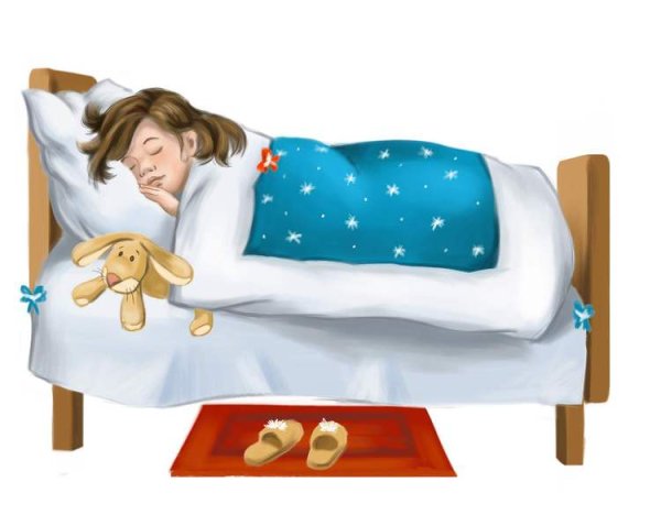 Девочка спит спит