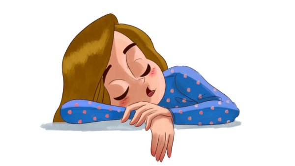 Сонная девочка