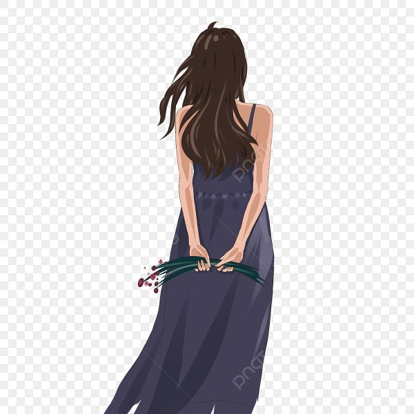 Героиня со спины