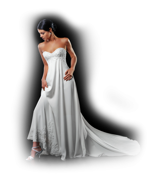 Девушка в белом платье