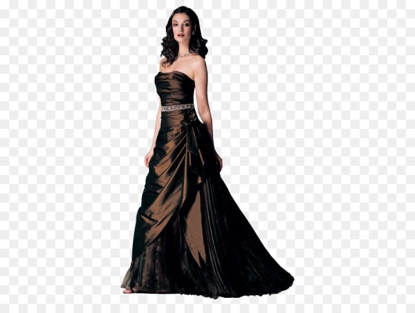 Дама в Вечернем платье в полный рост