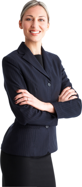 Девушка в деловом костюме