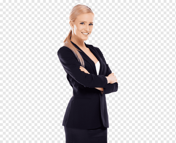 Девушка в деловом костюме