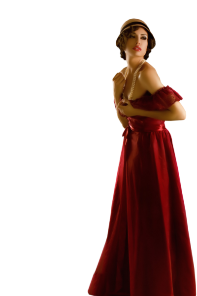 Девушка в платье