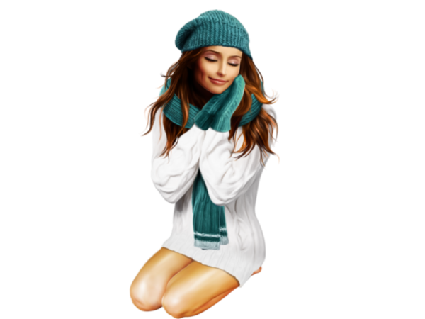 Девушка зима