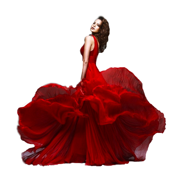 Девушка в платье