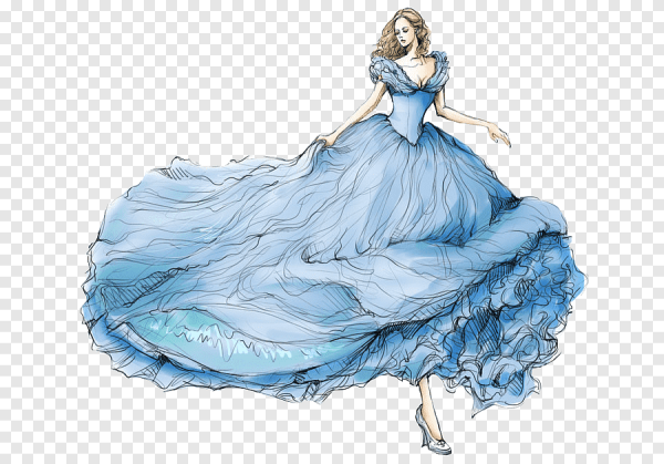 Платье рисунок