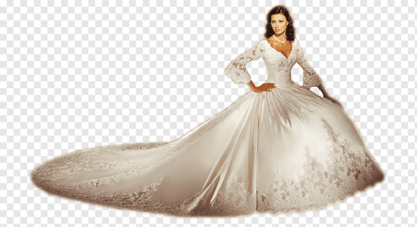 Девушка в бальном платье на белом фоне